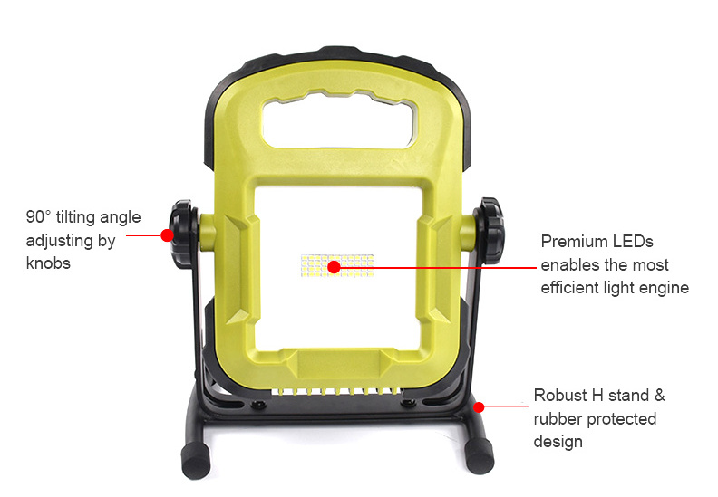 Construction Site Camping Portable Portable Blackout Outdoor Lighting Waterproof Led Worklight