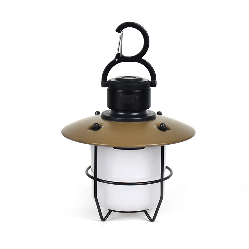 Outdoor Camping Lamp Multi-Function Retro Camping Light Led Portable  Rechargeable Camping Lantern