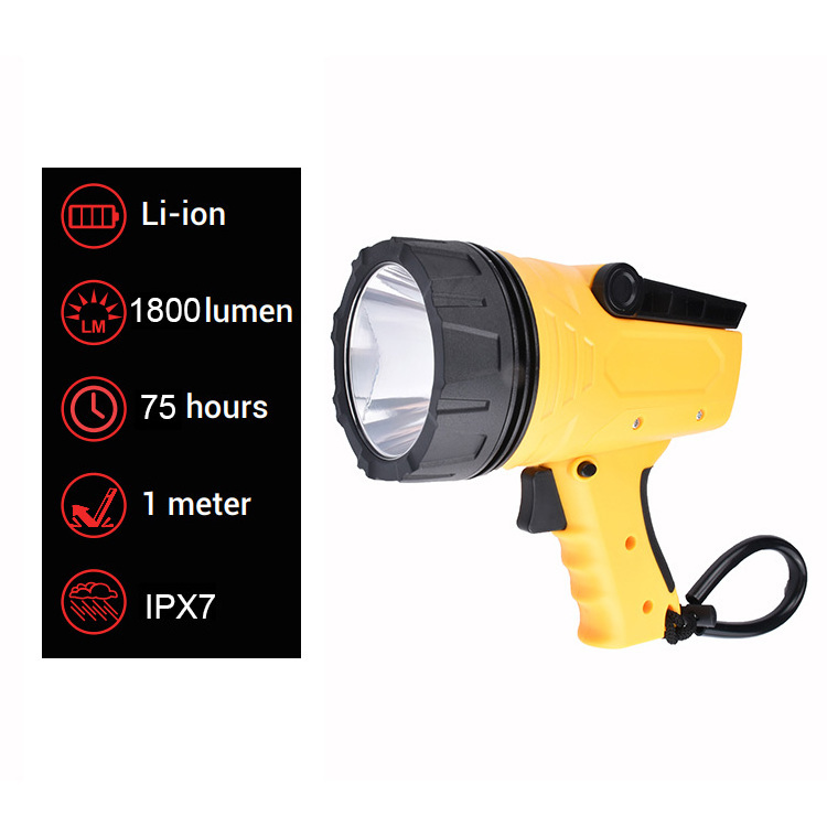 Long range marine spotlight mini searchlight for hunting