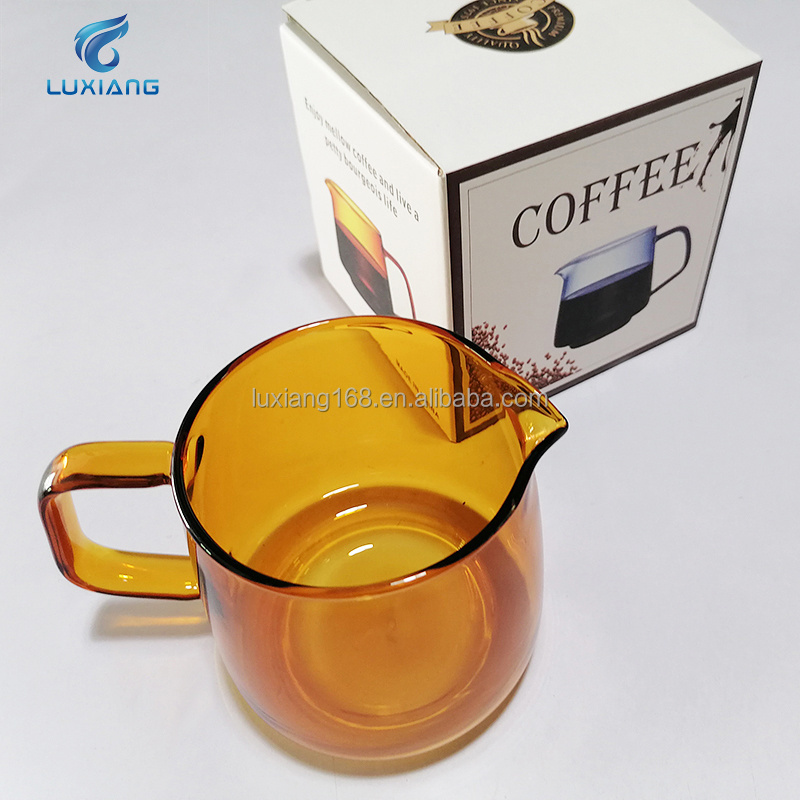 Wholesale High Borosilicate Glass Coffee Server Pour Over Coffee Pot Coffee Tea Maker Glass Pot