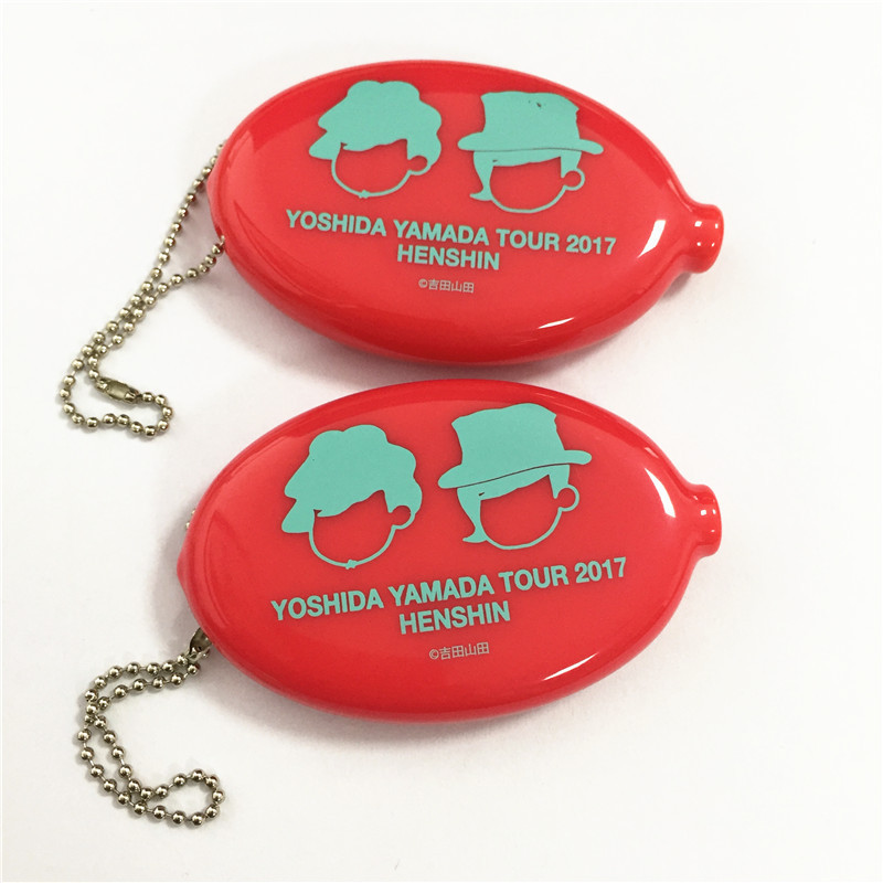 Promotion Eco-friendly  silicone jelly coin holder  /  Wholesale Custom Printing PVC  Coin purse