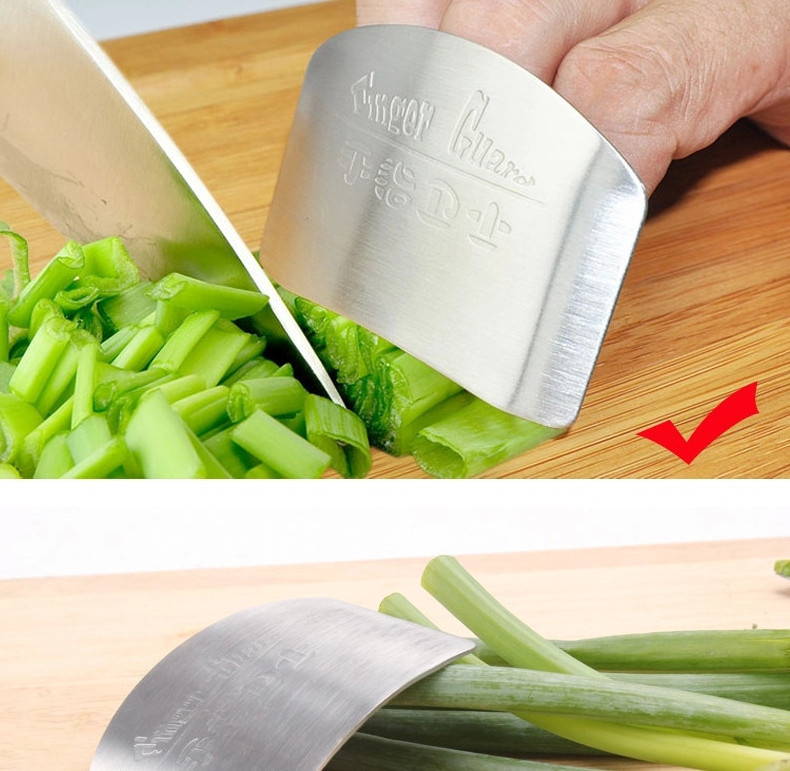 New high quality Best selling kitchen vegetable cutting tool 304 stainless steel finger guard