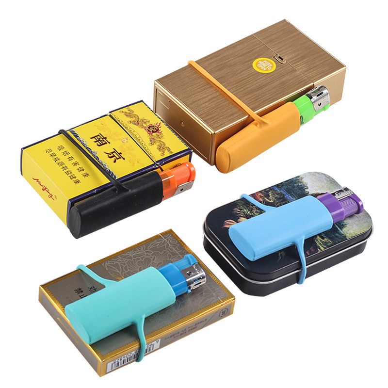 hot sale products 2021 promotional gifts wholesale cheap gifts Silicone Cigarette Lighter Case