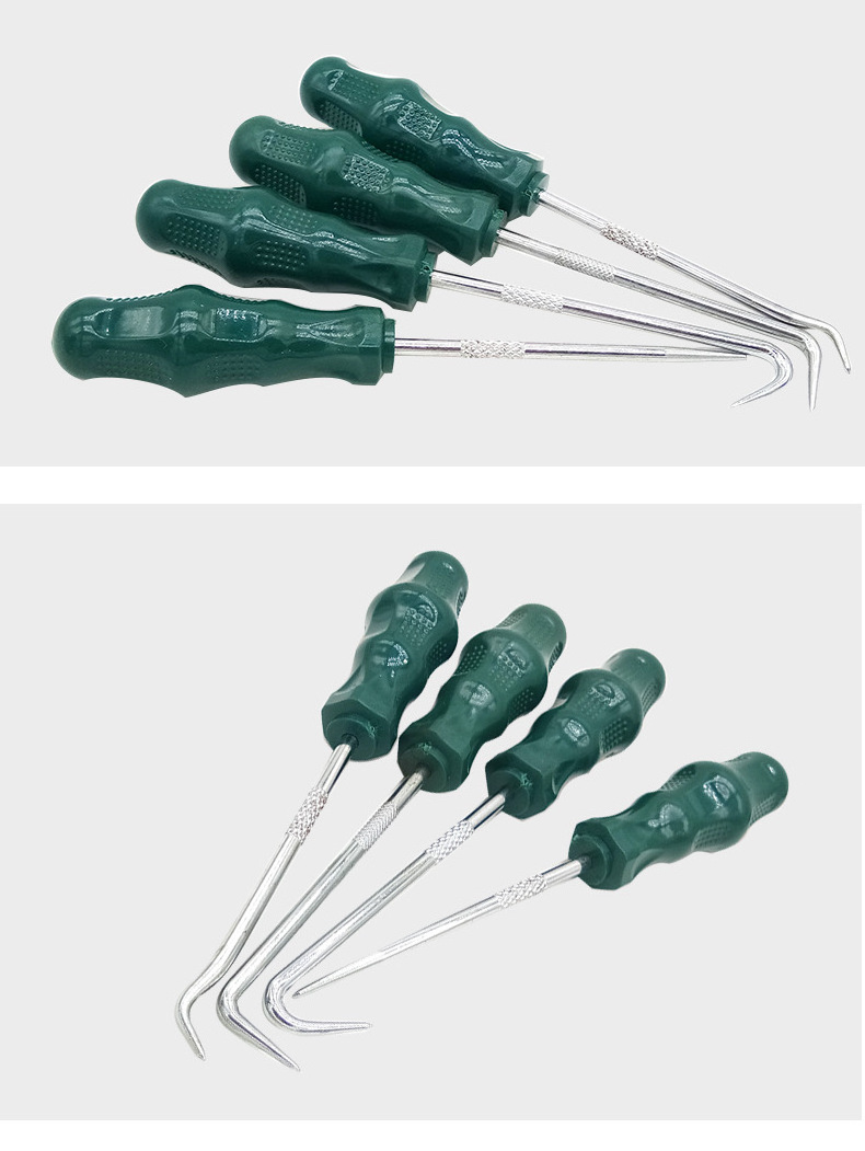 4 pc Mini Hook And Pick Set 160mm Oil Seal Screwdrivers Set