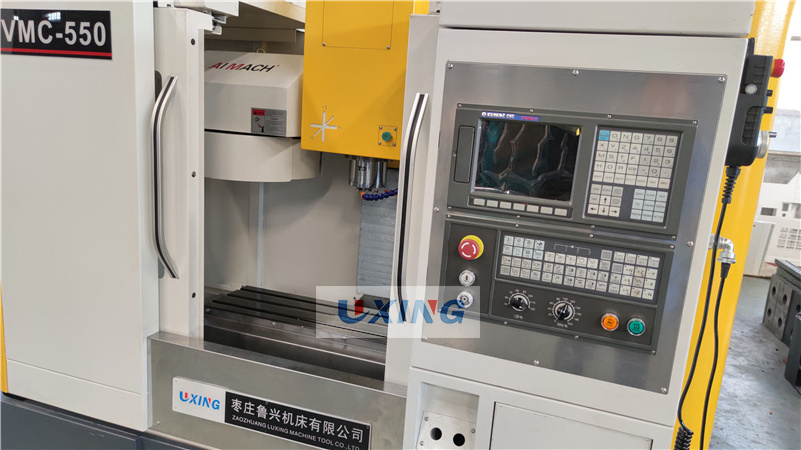 VMC550 cheap 3 axis cnc numerical control milling machine steel with automatic tool changer