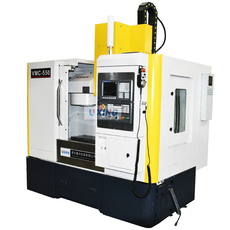 VMC550 cheap 3 axis cnc numerical control milling machine steel with automatic tool changer