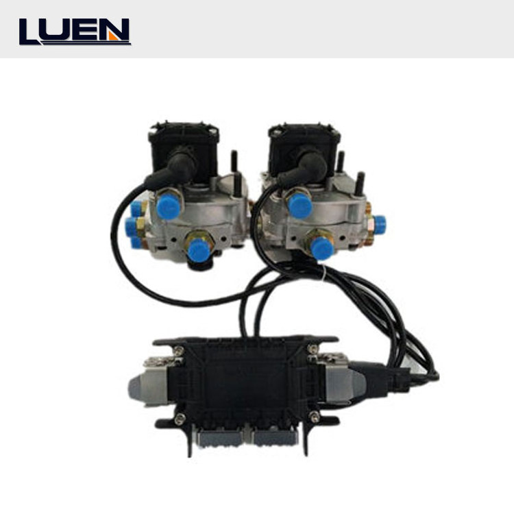 Mechanical  ABS three bridge synchronous emergency relay valve EBS brake for trailers and truck