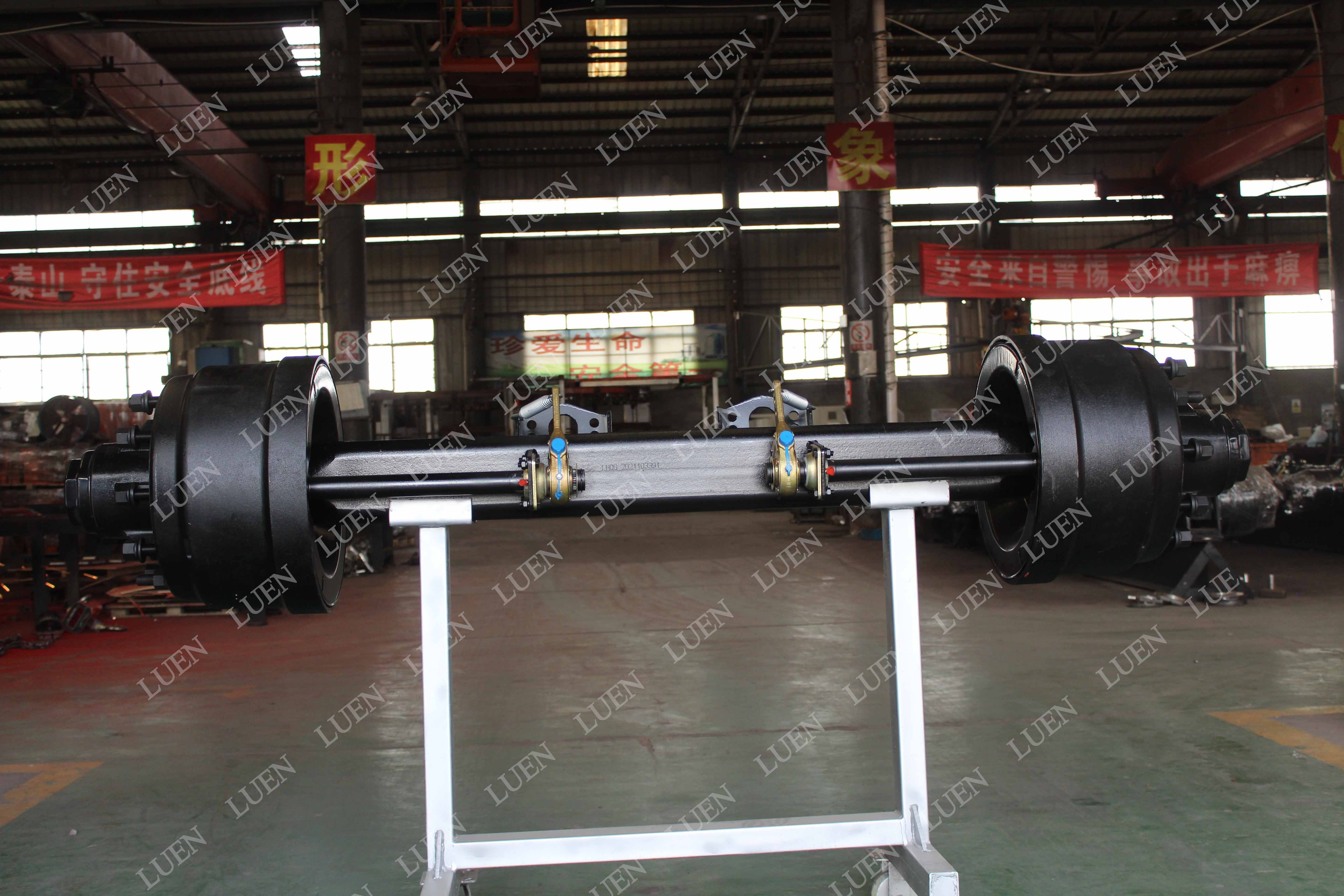 13/16/20 Tons Trailer Axle Square Tube 1840mm American Type Semi Trailer Axle