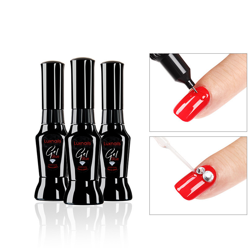 UV LED Gel Private Label No Wash Stone Gel Nail Polish Nails Salon Diamond Rhinestone Gem Glue