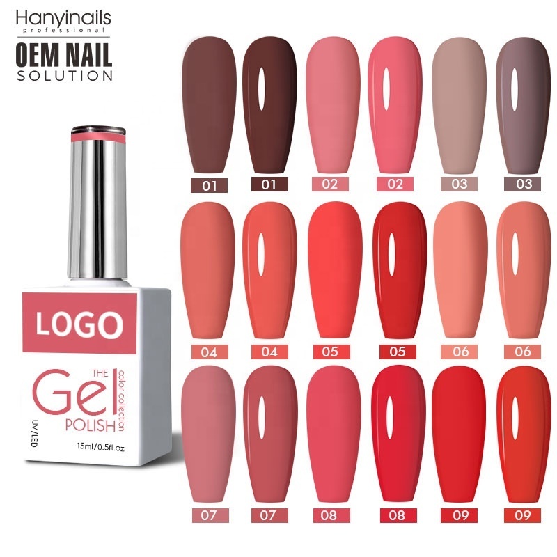 Private Label Gel Polish Set for French Nail Art