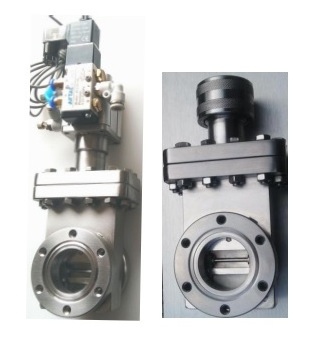 Stainless steel Vacuum shutter Pneumatic KF CF ISO slide gate valve