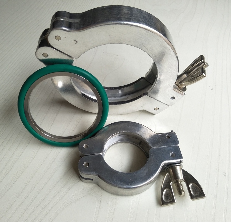 Aluminum or stainless steel KF25 NW25 NW40 quick clamp KF ISO flange clamp