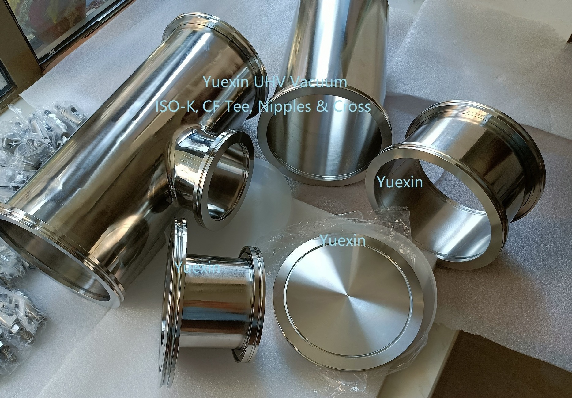 High vacuum HVC Stainless steel ISO ISO-K ISO-F blank blind end cover flange