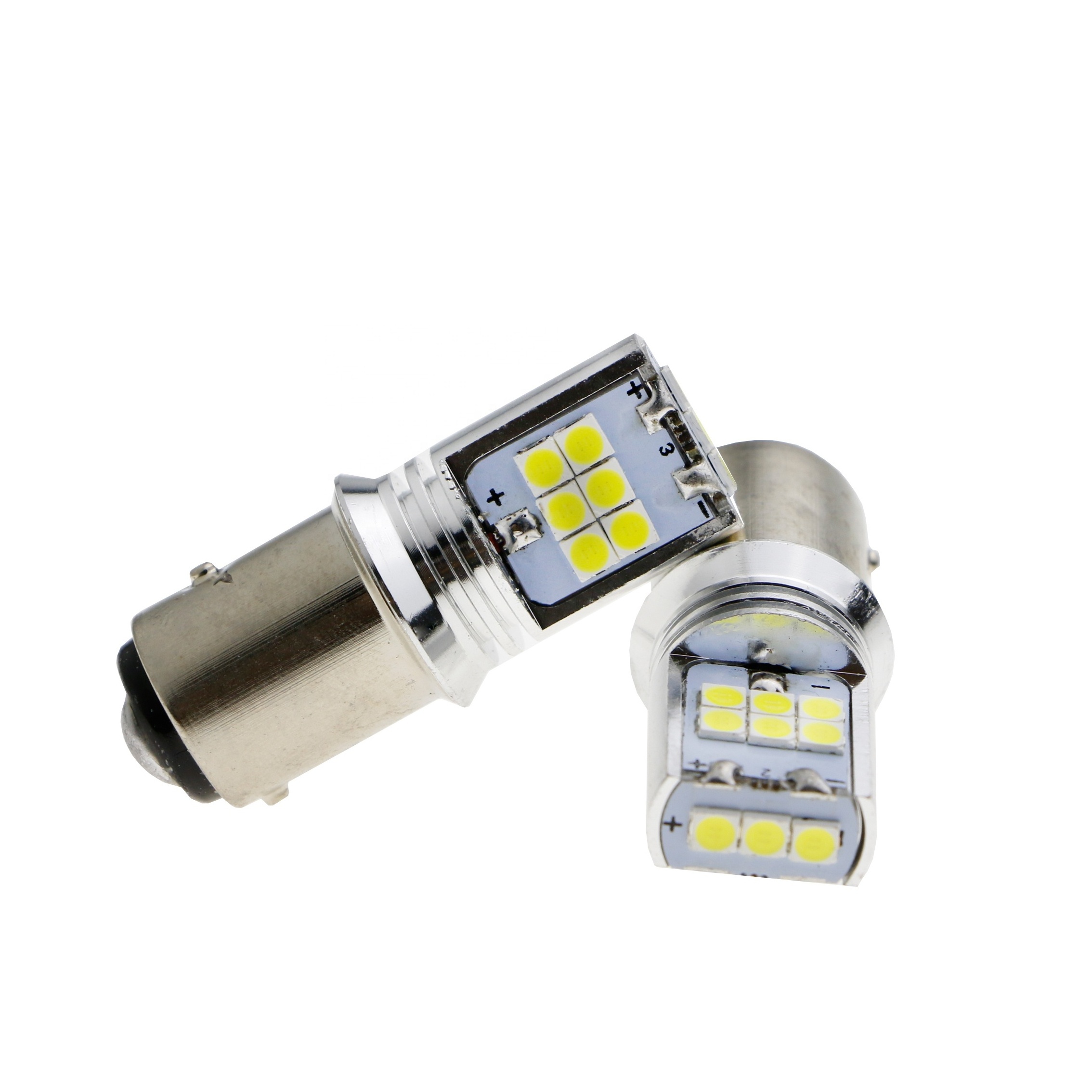 Strobe Flash T20 LED P21/5W BAY15D 1157 3157 ba15s 7443 3030 15SMD Car brake Bulb