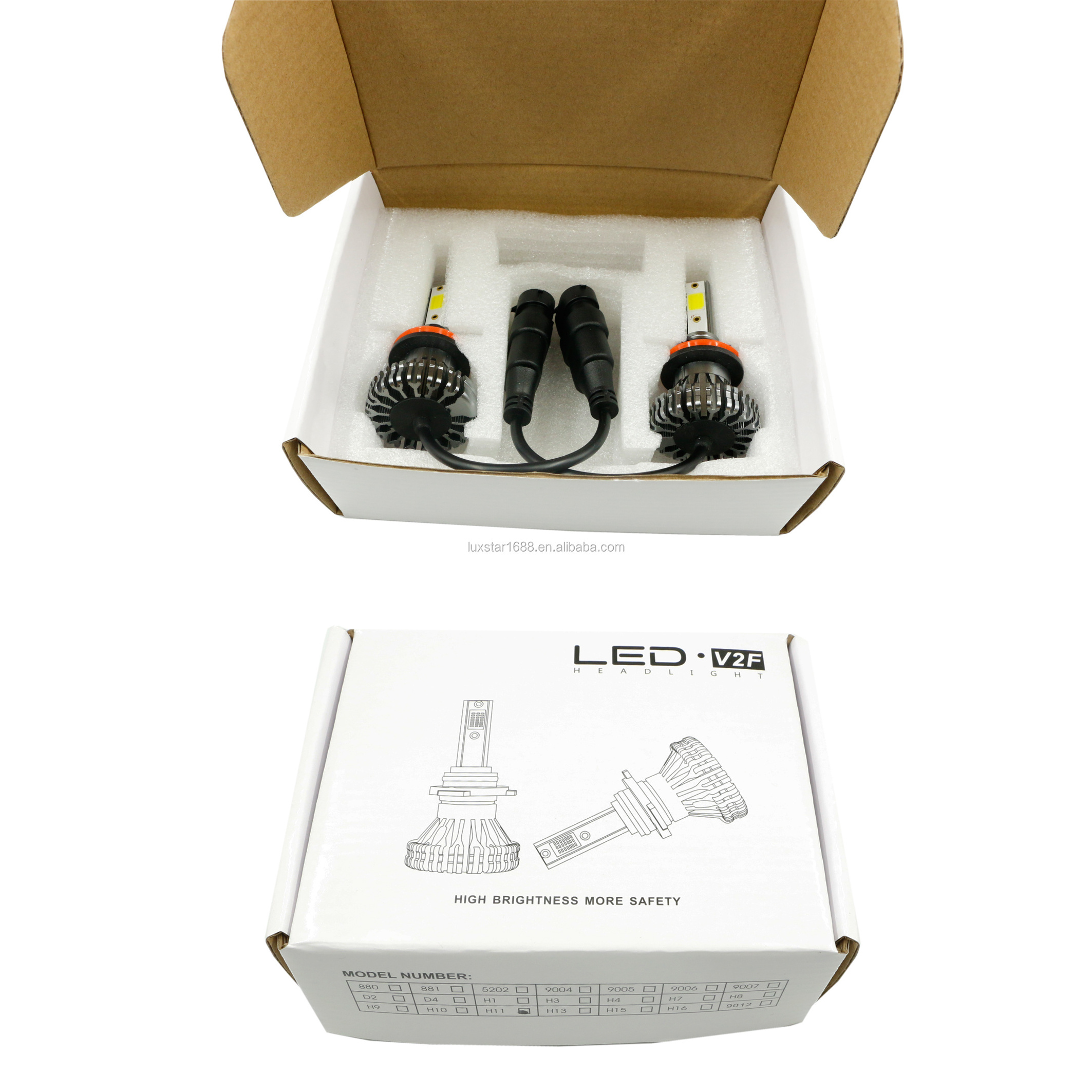 Auto H8  Hb3 Hb4 Led H4 H7 H11 9005 9006  6500lm Car Led Headlight Bulb h11 h4 h7 Led