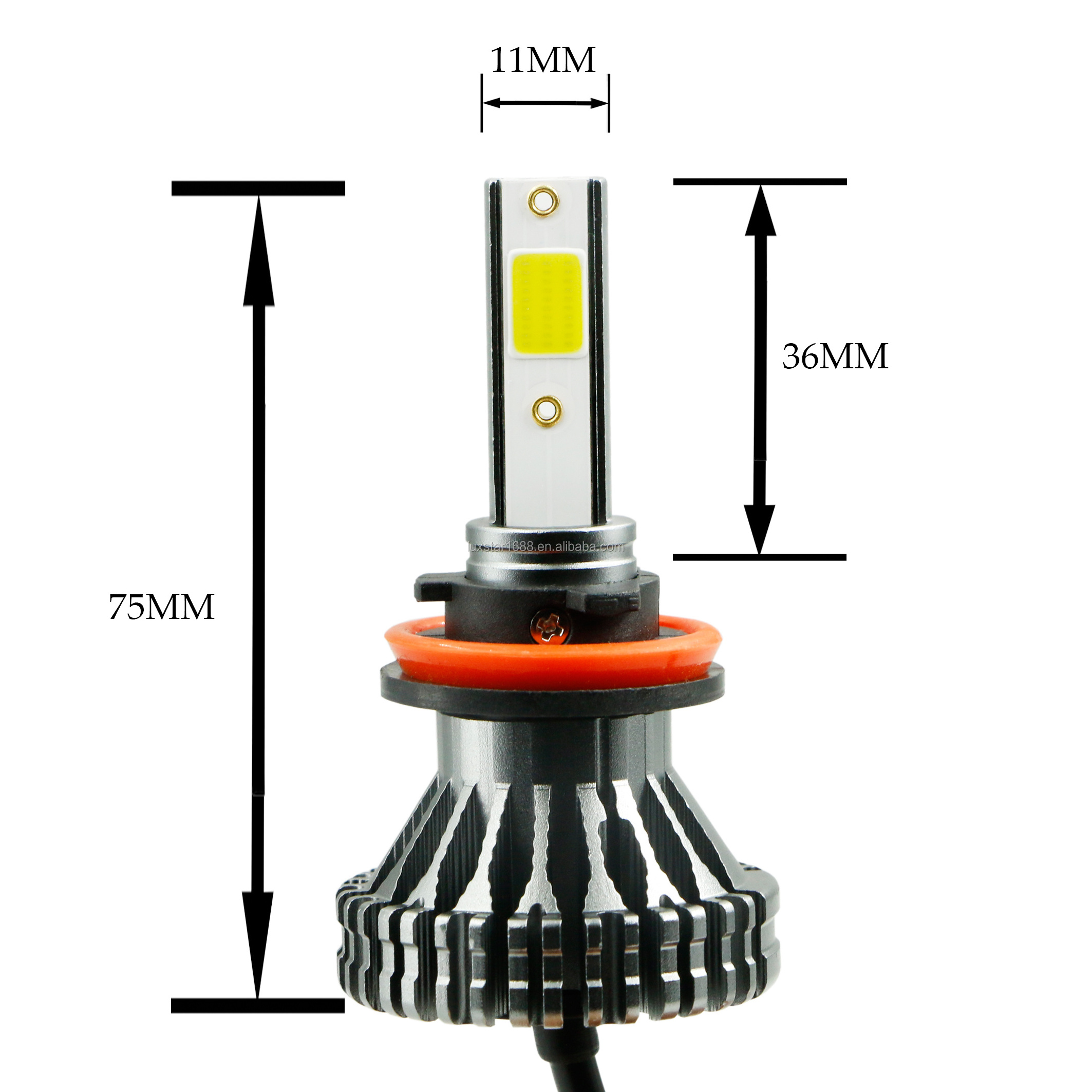 Auto H8  Hb3 Hb4 Led H4 H7 H11 9005 9006  6500lm Car Led Headlight Bulb h11 h4 h7 Led