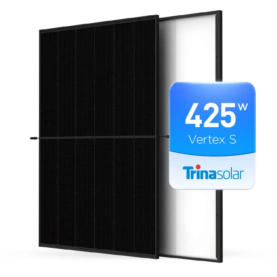 Trina Solar PV Module Vertex S+ TSM-NEG9R.28 425w 435w 440w DE09R.05 Full Black Solar Panels