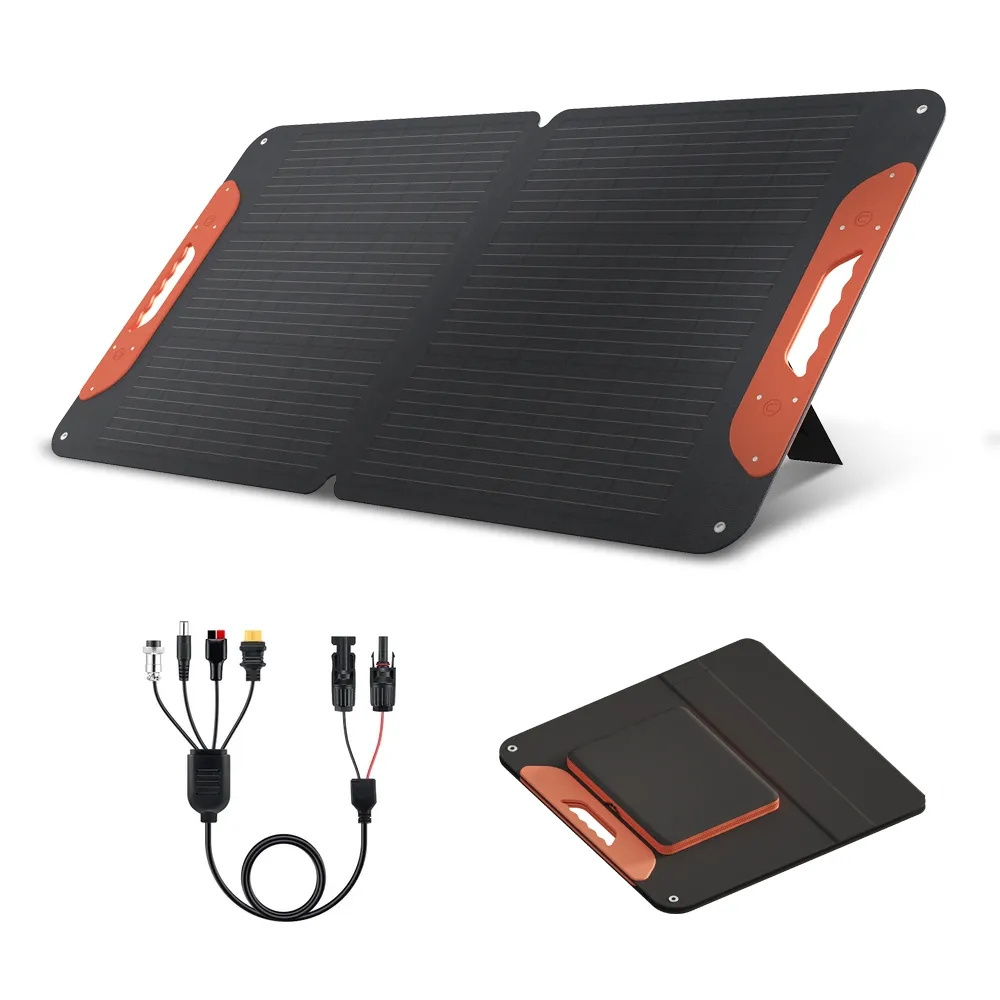 Outdoor Portable solar panel 100w 120w 200w 240w 400w USB DC port solar panel system waterproof and Foldable for mobile phone