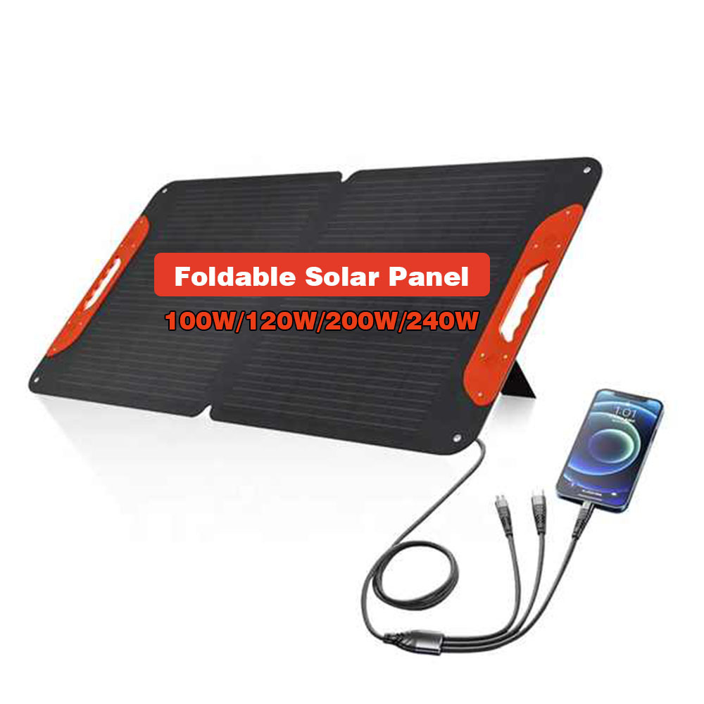 EFTE foldable solar panel usb charger power system 30w 60w 100w 200W 400w portable Solar panel power bank for camping outdoor