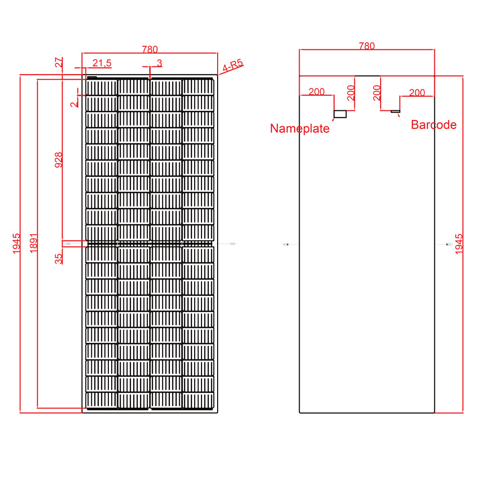 ETFE Flexible Solar Panel 100w 150w 160w 180w 200w 250w 300w 350w 400w 500w 1000w Monocrystalline Flexible Solar Panel