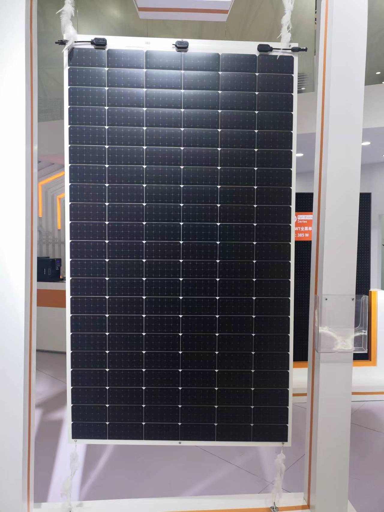 High Efficiency Custom Solar Panel 100 Watt ETFE 12V 30W 50W 100w 120W 150W 200W Semi Flexible Solar Panel for home use