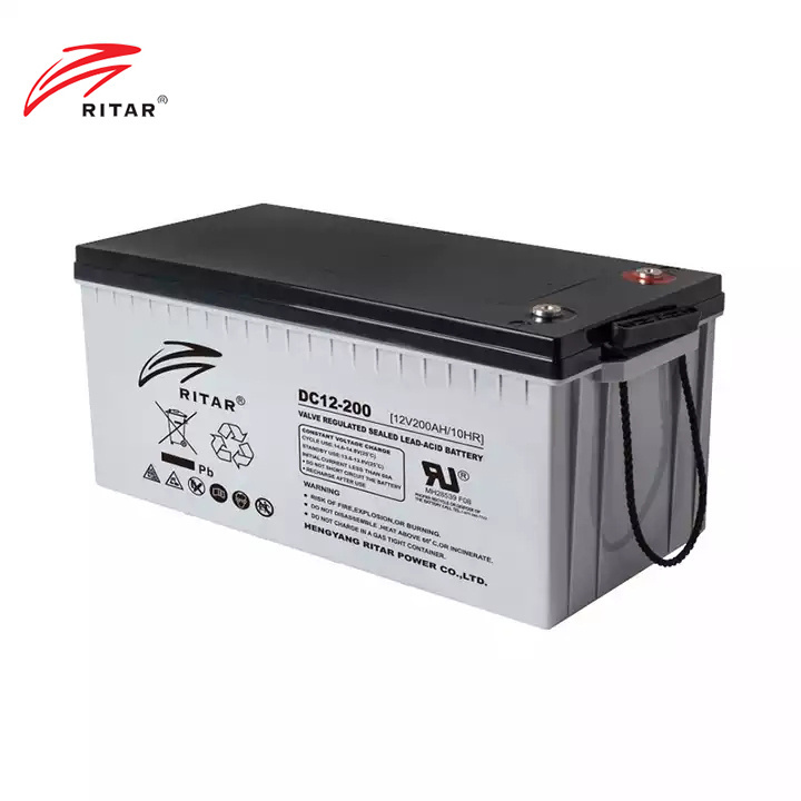 Ritar Deep Cycle AGM Gel Batteries Sealed Lead Acid 12V volt 100Ah 150Ah 200AH 250AH Power Energy Storage Solar Battery