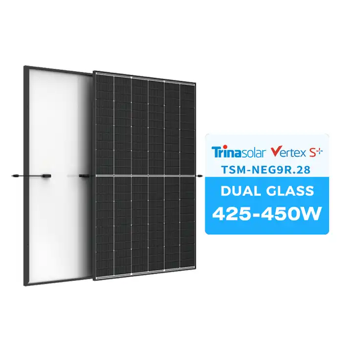 Trina Solar PV Module Vertex S+ TSM-NEG9R.28 425w 435w 440w DE09R.05 Full Black Solar Panels