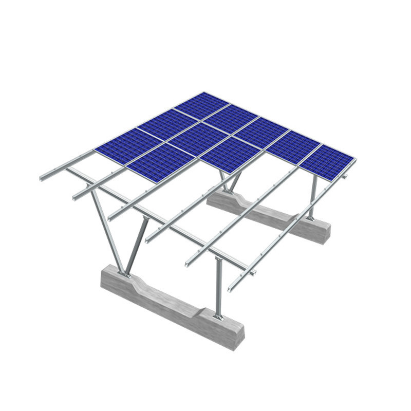 PV mounting structure Bracket Flat Roof Solar Mounting Solar Panel Bracket Of Flat Roof Solar Ballasted Roof Mounting Systems