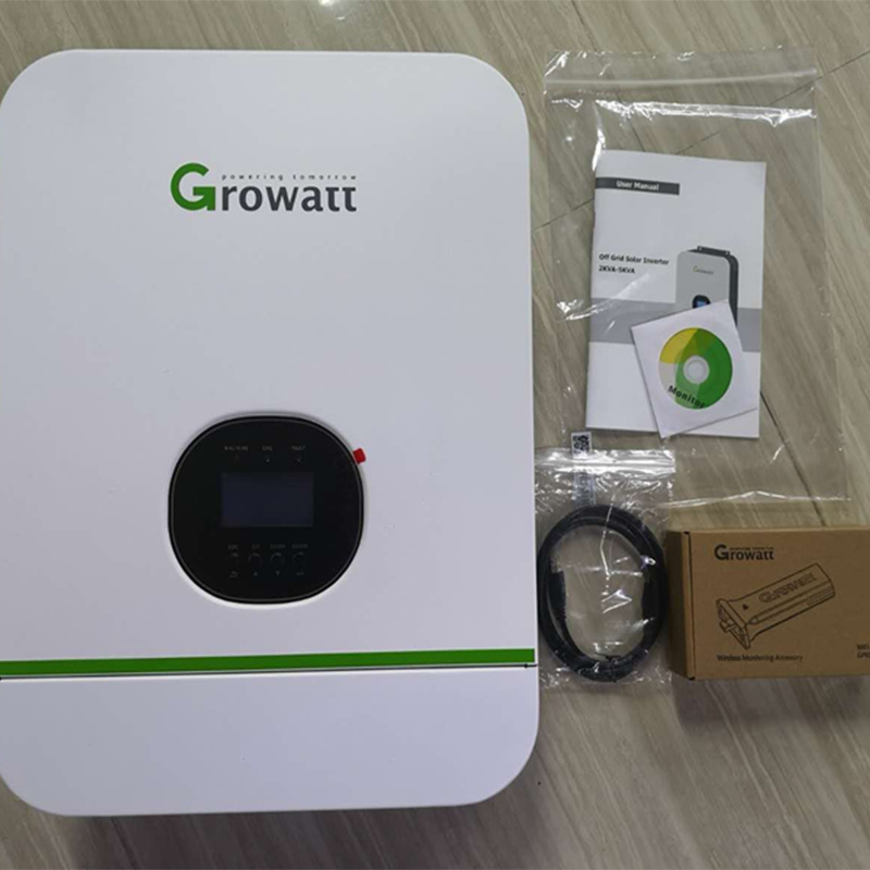 Growatt off grid inverter with mppt charger controller 3kw 5kw SPF 3000 5000 TL HVM 24v 48v 230v solar inverter Growatt 3kw 5kw