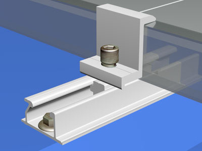 Complete Solar Mounting System Adjustable Solar Panel Support Tile Roof Hook Railings Mounting Clips