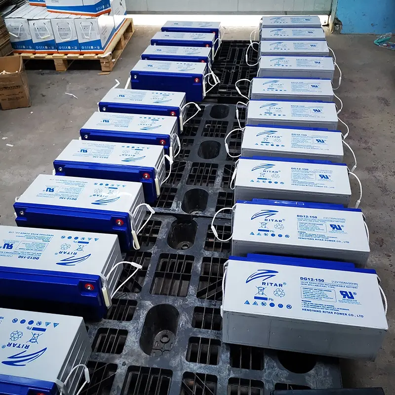 Factory Price Ritar Series Solar Power Battery Charger 2V 200ah 400ah 800ah 1000ah 3000ah Lead Acid 12V Gel Battery