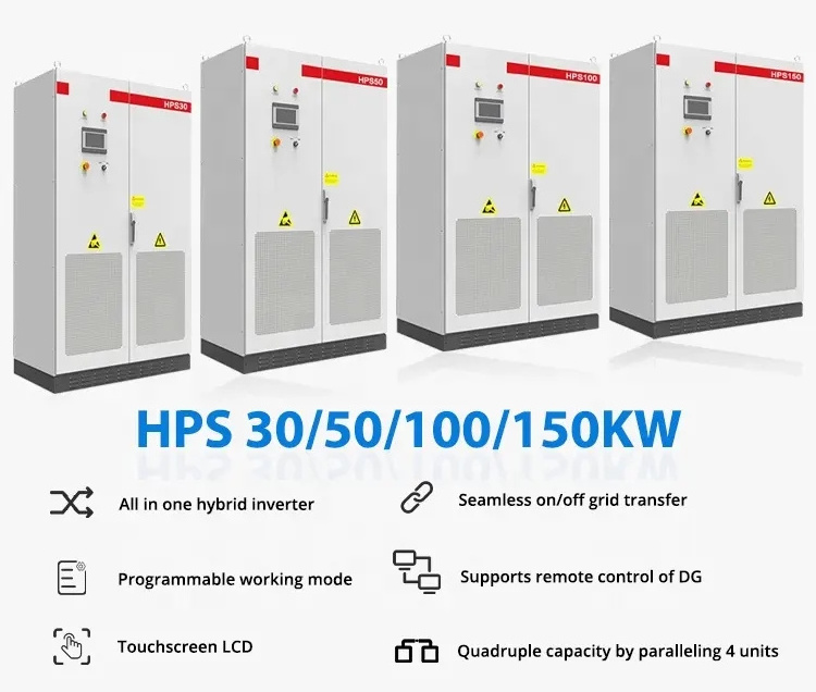 ATESS ESS Commercial Solar Battery Power Inverter Storage PV Kit 100kw 1MW Generator Hybrid Grid Solar Energy System