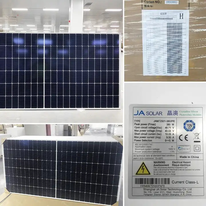 JA Trina Jinko longi 540w 600W 1000 Watt PV Module Mono Cell Power System Home Solar Panels