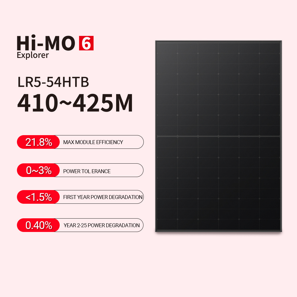 Longi HiMO 6 Solar Panel High Efficiency PV Moduels Longi 400W 410W 415W 420W 425 Watt Commercial Mono longi Solar Panels BIPV