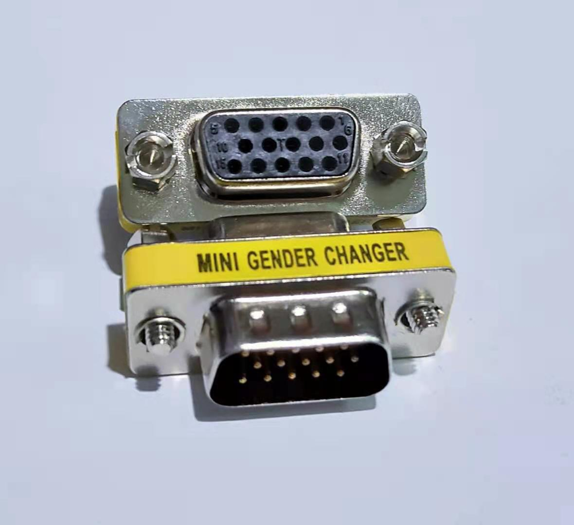 DB9 adapter mini gender changer rs232 adapter male to female male to male female to female connector VGA15M 9F DB