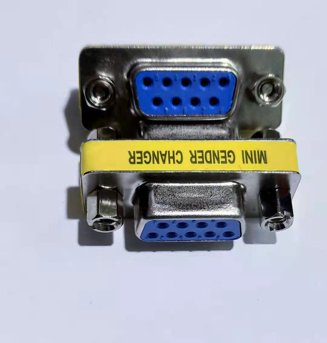 DB9 adapter mini gender changer rs232 adapter male to female male to male female to female connector VGA15M 9F DB