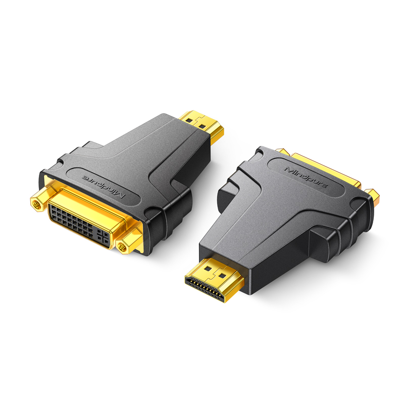 Mindpure High Quality two-way mutual conversion 1080P 60Hz 24+1/24+5 DVI male to VGA female DVI male to HDMI female adapter