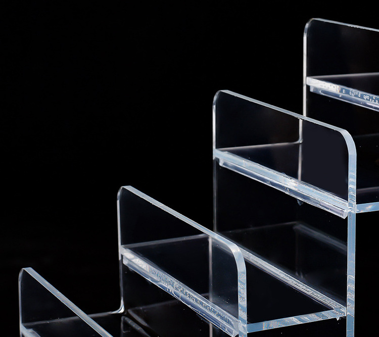 Wholesale Multi-functional Acrylic Shelf Acrylic Purse Rack Holder Clear Wallet Display Stand for Shop Home