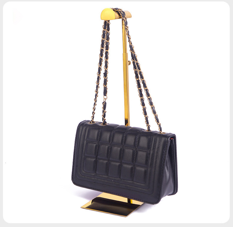 Retail Bags Store Fashion  Design Metal Women Purse Handbag Hand Bag Display Holder Stand Hanging Rack