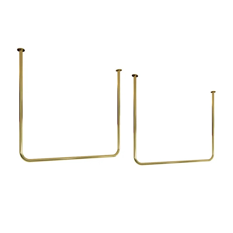 Wholesale Retail Kids Clothing Garment Rack Gold Pipe Dress Metal Ceiling Racks for Clothing Boutique