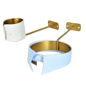 Stainless Steel Wall-mounted Cuff Collar Wrist Display Stands Brackets Clothing Store Suit Shirts Metal Collars Display Racks