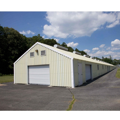 Stable portable steel aircraft hangar design/hangar construction