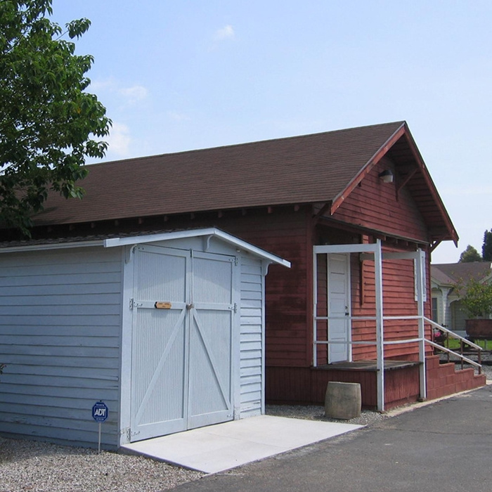 Prefabricated steel car parking shed garage movable