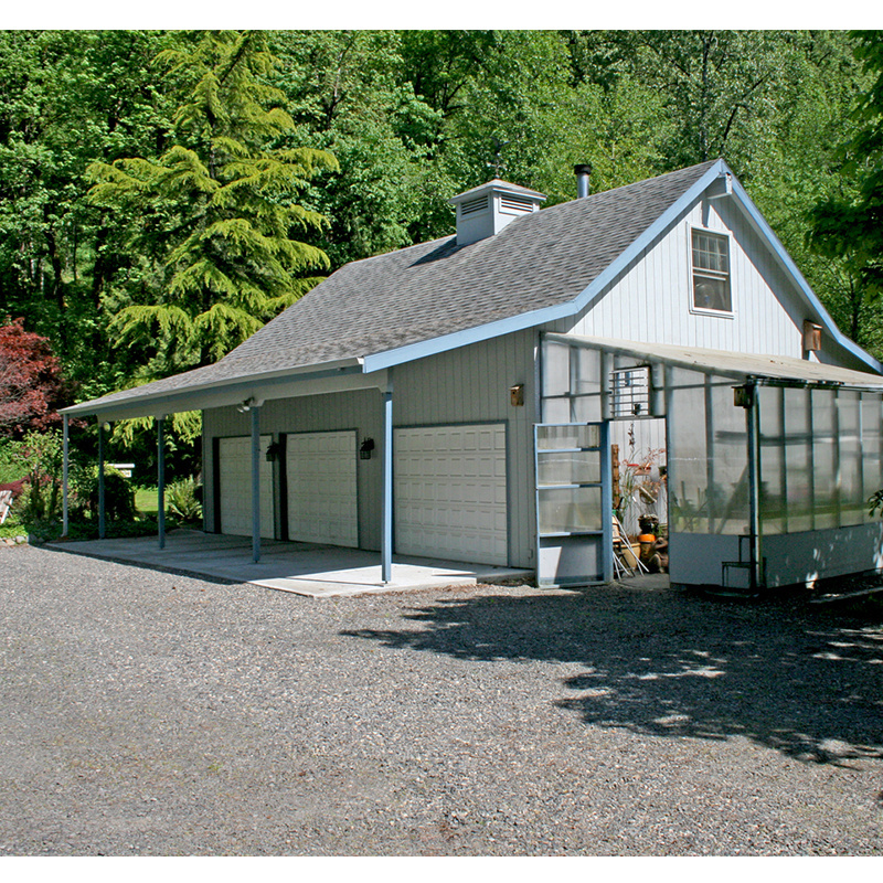 Mobile garage made by steel structure