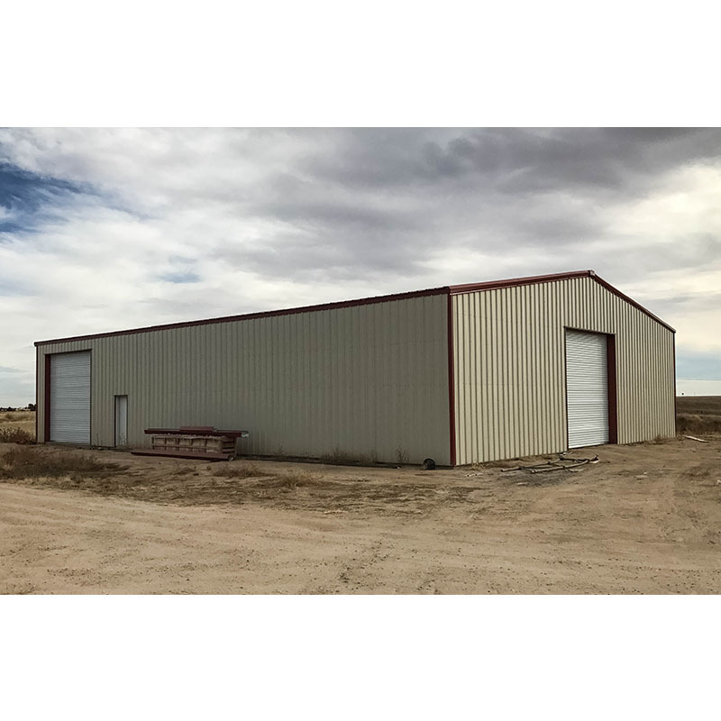 Steel Frame Construction Pole Barn Prefabricated Warehouse Metal Building Steel Structure Shed Workshop