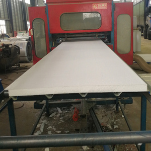 50 mm eps foam filled sandwich panel with double side color steel and aluminium accessories