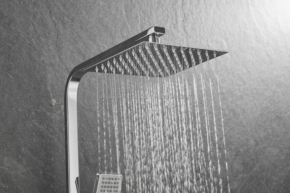 ss304 square shower head 10 inch 25cm Ultra thin rainfall ceiling shower heads sprayer