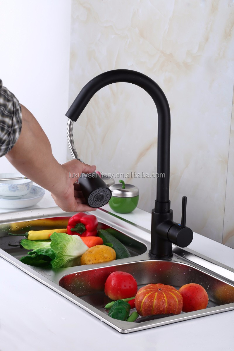 brass pull out spray tap oil rubbed bronze orb black kitchen faucet