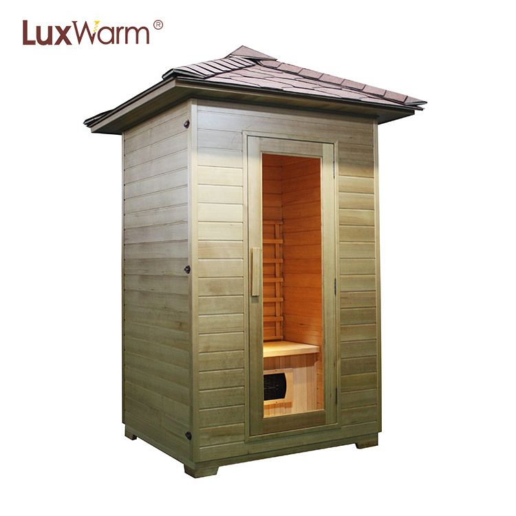 Popular outdoor portable infrared sauna bath wooden room