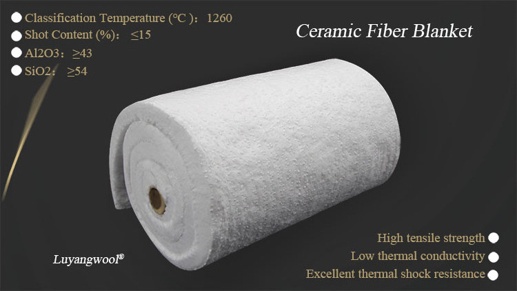 Ceramic Fibre Insulation Blanket Aluminum Silicate Ceramic Fiber Wool Felt Blanket